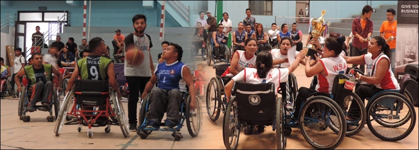 2016 Basketball campionato per diversamente abili Nepal