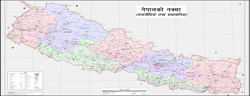 nepal, la nuova mappa del paese che include le aree disputate con l'India