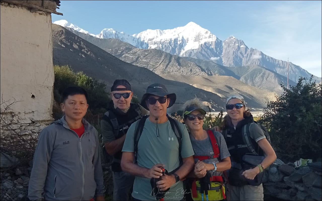 I viaggi di gruppo Navyo Nepal Discover Asia - gruppo Franco verso il alto Mustang in Nepal