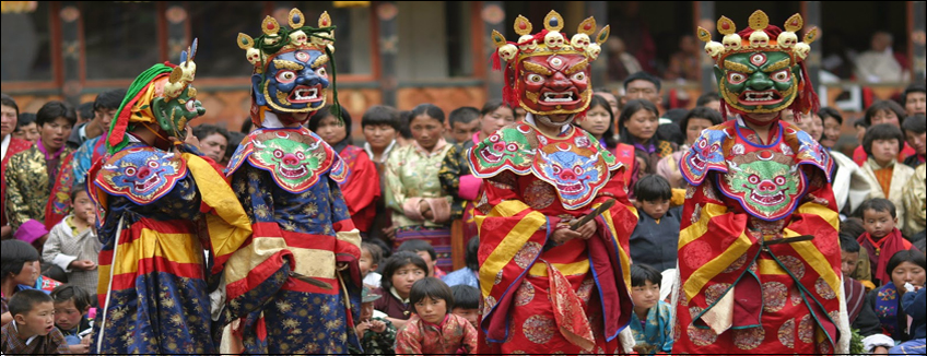 
Guida viaggi Bhutan: le danze sacre dei Tsechu e Dromche
