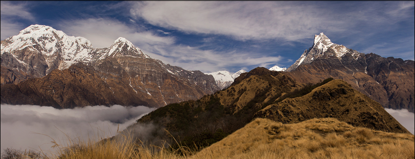 Nepal, Annapurna - il Mardi Himal trek offer mozzafiati panorami