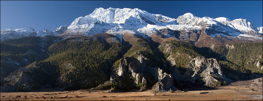 Nepal, trekking Annapurna, la valle di Manang.