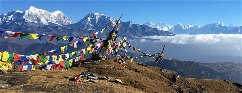 Nepal, panorama dal Pike Peak - Navyo Nepal Discover Asia