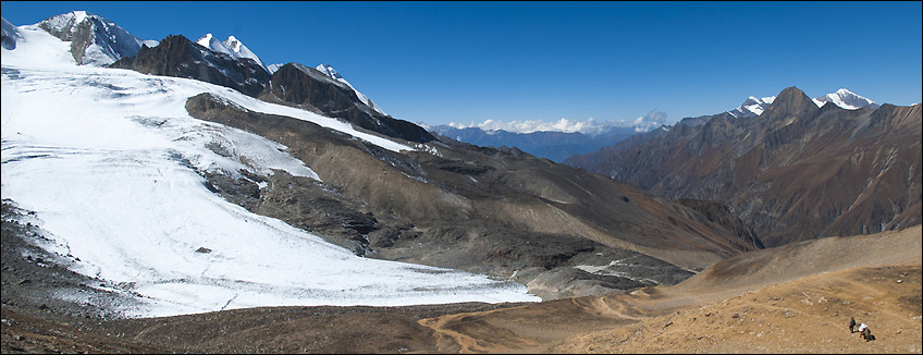 Nepal, alto Dolpo trekking, uno dei 8 passi del circuito del Dolpo.