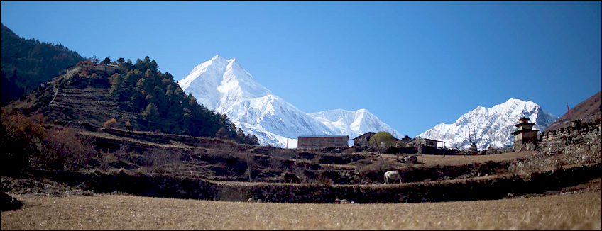 Nepal, trekking del Manaslu, verso Samagaon