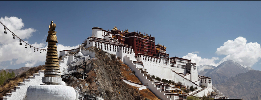 Tibet, Lhasa, il grande palazzo del Potala