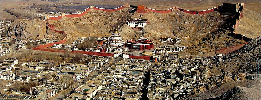 Cina, Tibet, la città di Gyantse
